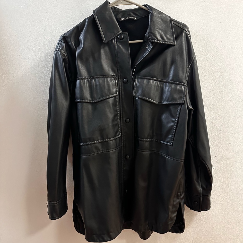 Zara Leather Jacket - Like new